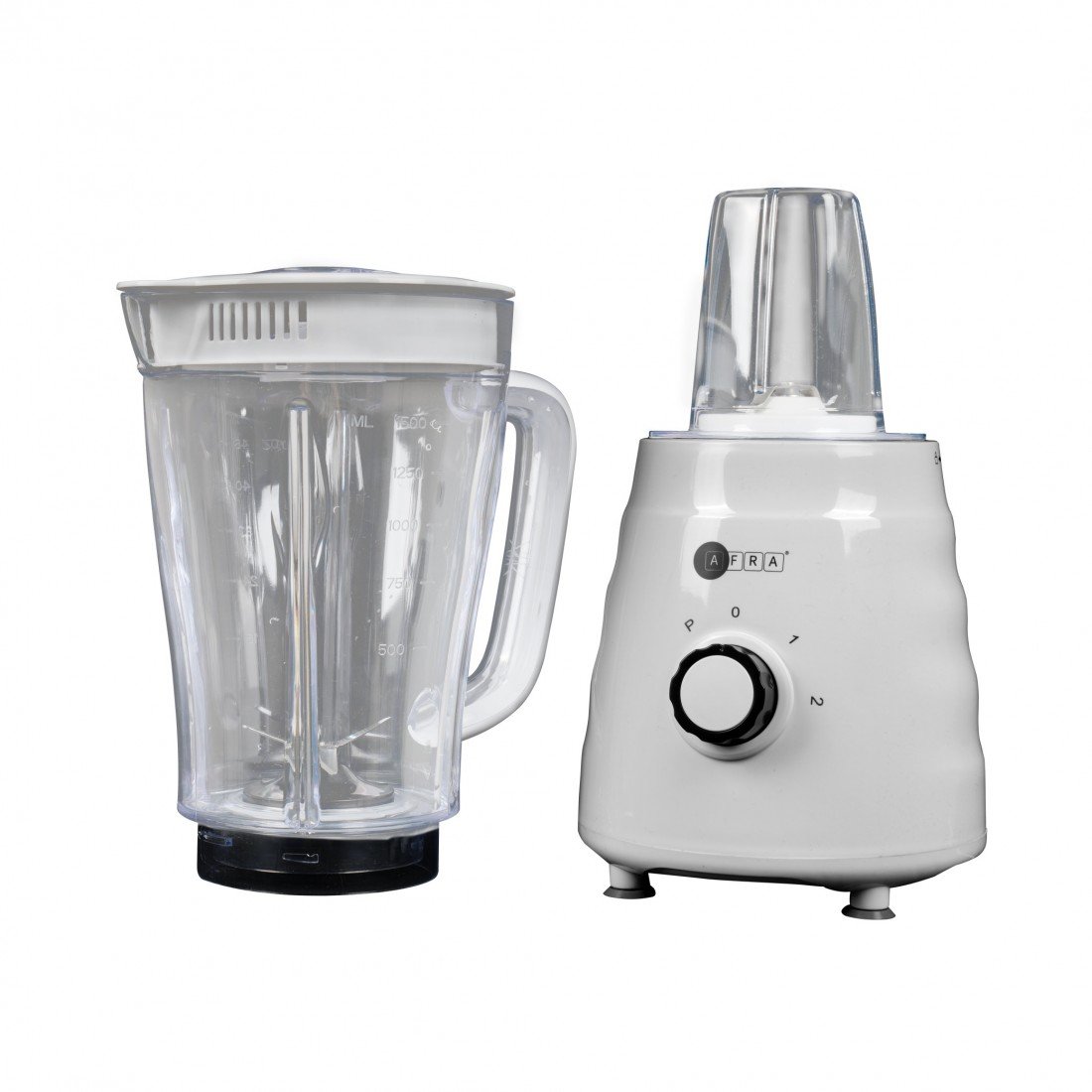 AFRA 500W Blender – 2-in-1 Set, 1.5L Jar, Stainless Steel Blade, Pulse Function – AF-500BLWT - Image 7
