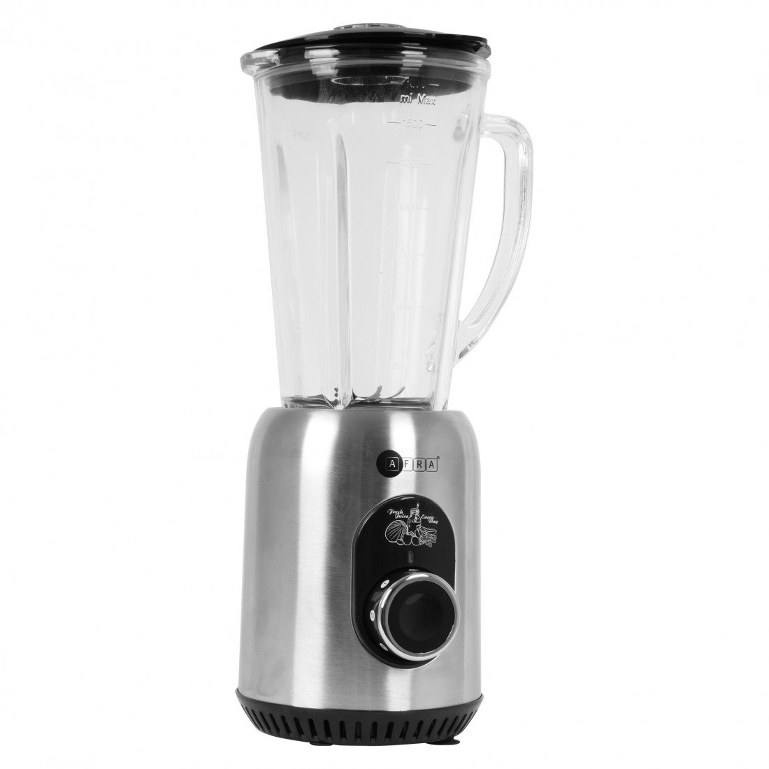 AFRA 2-in-1 Blender – 1.8L Glass Jar, 6 Blades, Grinder Jar, 5 Speeds – AF-610BLSL - Image 5