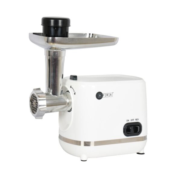 AFRA 1200W Meat Grinder – 3 Cutting Discs, SS Blade, Sausage & Kibbeh Kit – AF-1200MGWT - Image 2