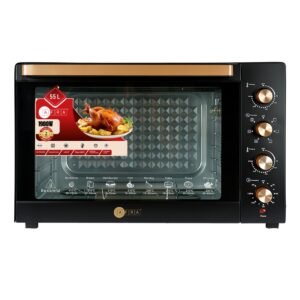 AFRA 55L Electric Oven Toaster – 1900W, Rotisserie, Convection, 7 Functions – AF-5519OTBK