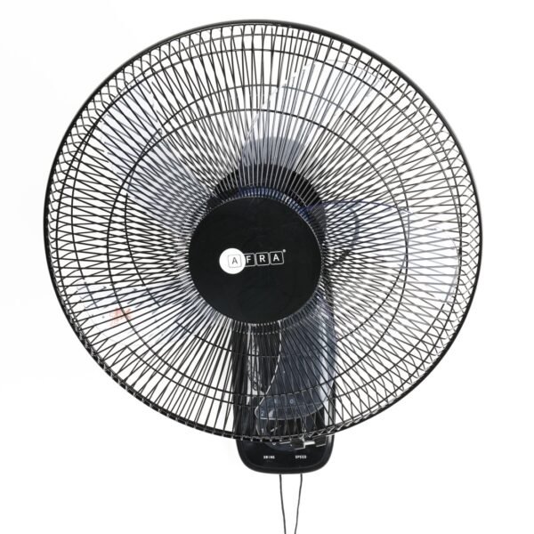 AFRA 16-Inch Wall Mount Fan, 60W, 1250 RPM, 3-Speed Settings, 90° Oscillation – AF-1612WFBK, 2Y Warranty - Image 2