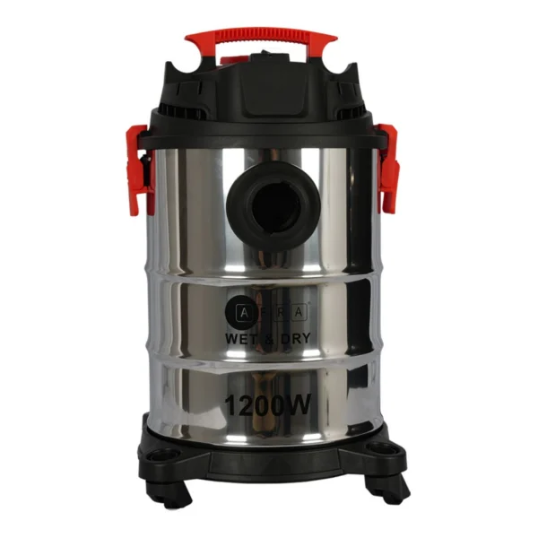 AFRA Wet & Dry Vacuum Cleaner 20L – Stainless Steel, 1200W, AF-1200VCSS - Image 2