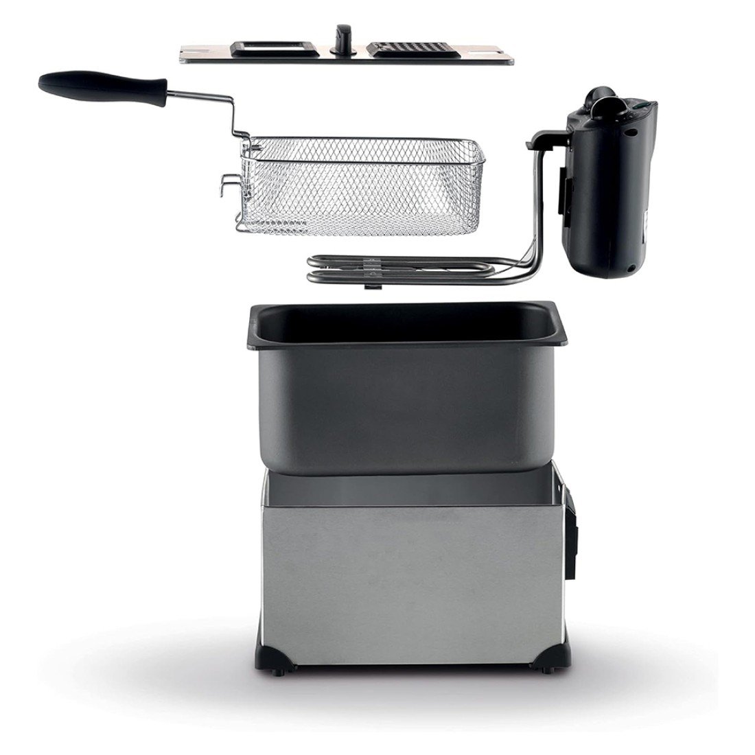 AFRA Deep Fryer, 3L Capacity, 2000W, Stainless Steel, Auto Shut-Off – AF-2000DFSS - Image 4