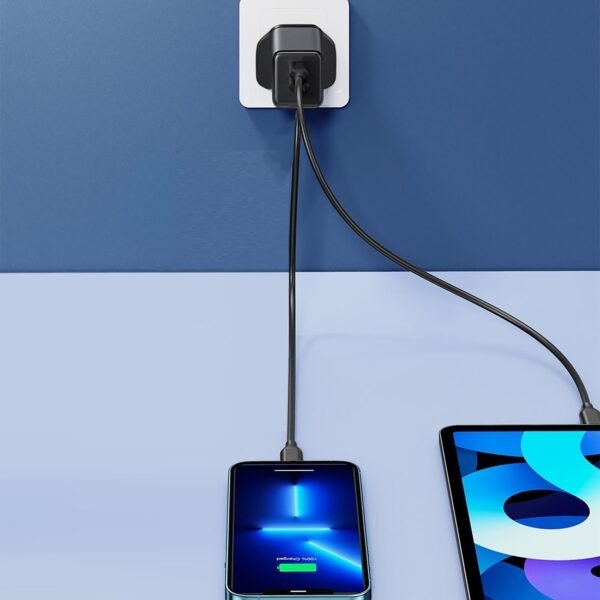 AFRA USB Wall Charger AF-0018AUSB – 18W, 2.4A Dual USB-A Ports, Fast Charging, Compact & Safe - Image 4