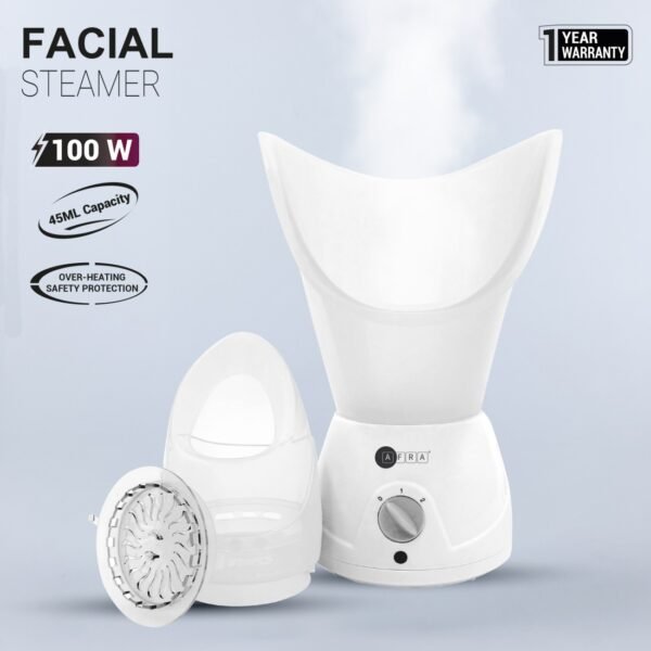 AFRA Face Steamer AF-0100FSWT – Fast PTC Heater, Steam Control & Overheat Protection - Image 5