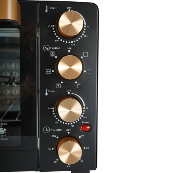 AFRA 45L Electric Oven Toaster – 1700W, Rotisserie, Convection, 7 Functions – AF-4517OTBK - Image 5