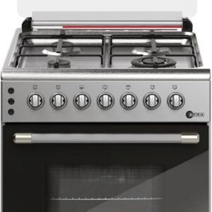 AFRA Free Standing Gas Oven 60x60cm – 4 Burners, Rotisserie, Stainless Steel, AF-60