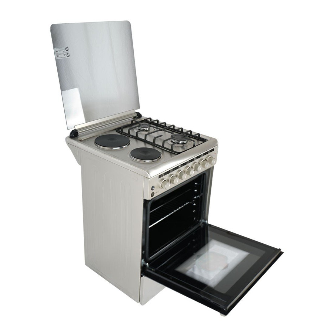 AFRA Free Standing Cooking Range 60x60 – Gas & Electric Burners, Stainless Steel, AF-6060CRHG - Image 7