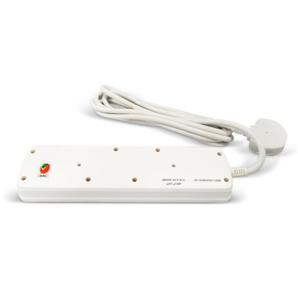 AFRA Extension Cord AF-004EXGY-USB – 3M, 2 USB Ports, Shock Proof, 250V, Plastic Housing, 2-Year Warranty - Image 4