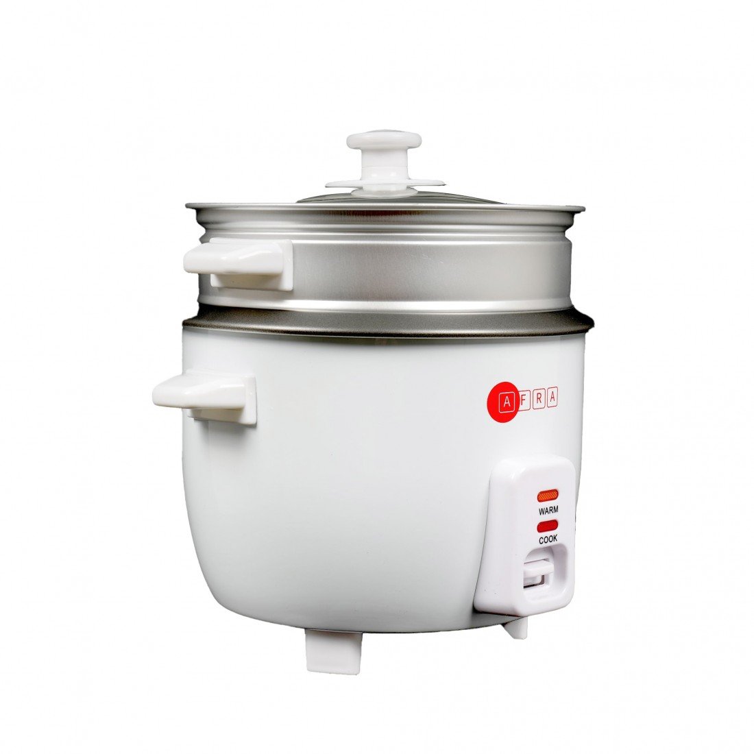 AFRA Rice Cooker 1.0L – Non-Stick Inner Pot, Glass Lid, Keep-Warm Function – AF-1040RCWT - Image 5