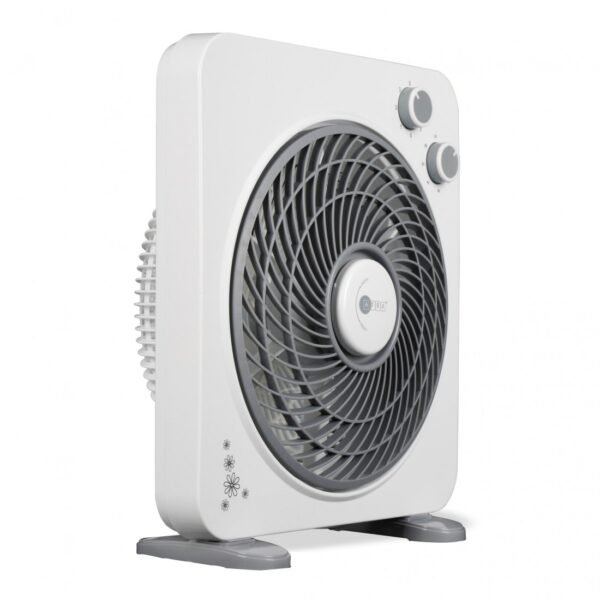 AFRA Electric Box Fan 45W, 5 Blades, 3-Speed Control, White – AF-1045WT, 2-Year Warranty - Image 3
