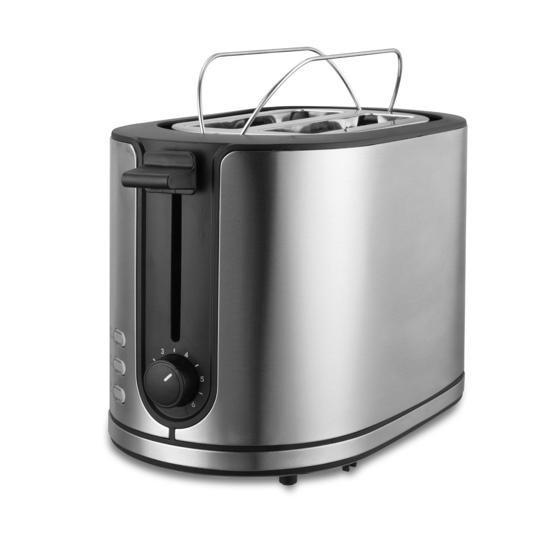 AFRA Electric Breakfast Toaster 950W – 2 Slots, Crumb Tray, Stainless Steel – AF-120900TOSS - Image 2