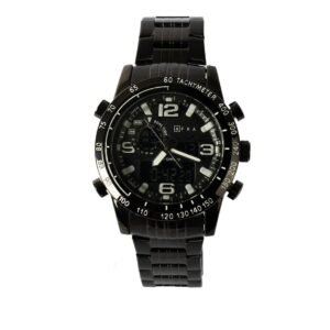 AFRA Donovan Gents Chronograph Watch | Black Case | Black Dial | Black Bracelet | AF12101