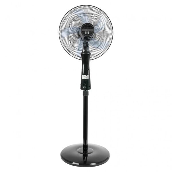 AFRA Electric Stand Fan 60W, Adjustable Height, 5 Blades, Black – AF-1660BK, 2 Years Warranty - Image 2