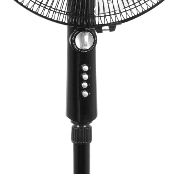 AFRA Electric Stand Fan 60W, Adjustable Height, 5 Blades, Black – AF-1660BK, 2 Years Warranty - Image 5