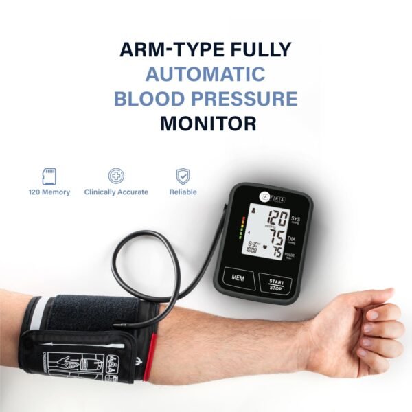AFRA Digital Blood Pressure Monitor | Arm Type | Small Size | Black | AF-200BPMA - Image 5