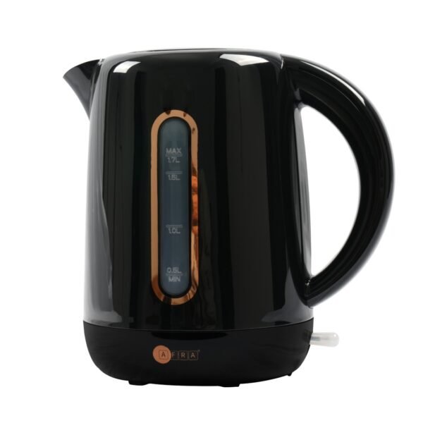 AFRA Electric Kettle 2200W – 1.7L, Auto Shut-Off, Strix Control, Black, AF-201850KTBL - Image 5