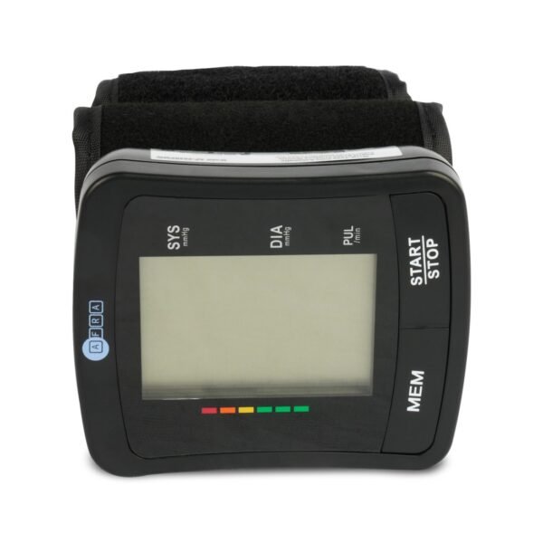 AFRA Digital Blood Pressure Monitor | Wrist Type | Small Size | Black | AF-203BPMW