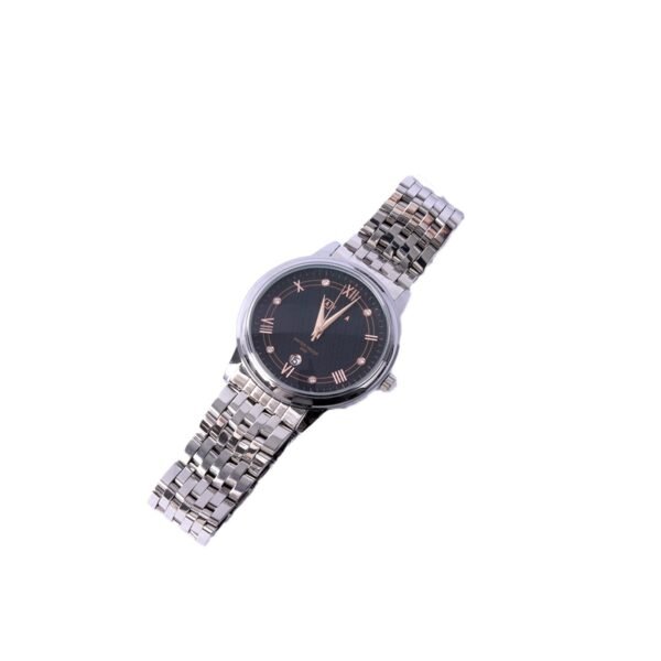 AFRA Radiant Ladies Watch | Silver Case | Black Dial | Silver Bracelet | Elegant Style | AF22202 - Image 2