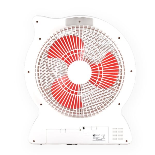 AFRA 12-Inch Rechargeable Fan, 6V 4.5Ah, LED Light, USB Ports, Low Noise – AF-1010USBF, 2-Year Warranty - Image 4