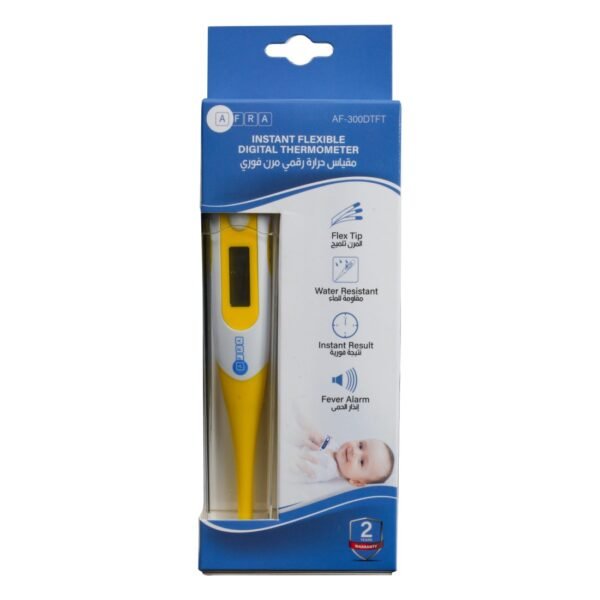 AFRA Flexible Digital Thermometer | Instant Reading | White | Soft Tip | AF-300DTFT - Image 3