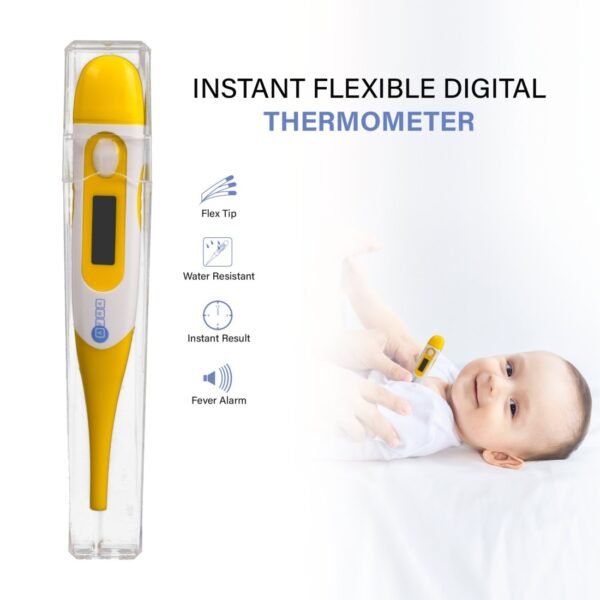 AFRA Flexible Digital Thermometer | Instant Reading | White | Soft Tip | AF-300DTFT - Image 2