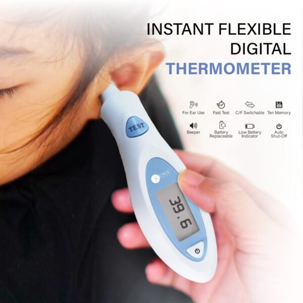 AFRA Infrared Ear Thermometer | White | Automatic Shut-Off | Accurate Readings | AF-302ITE - Image 2