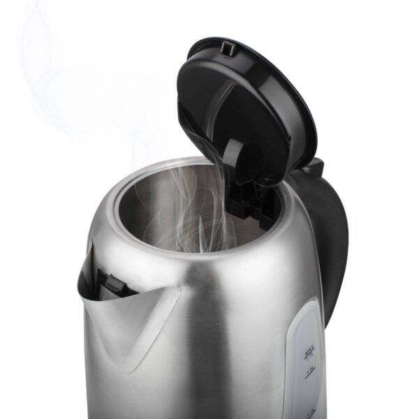 AFRA Electric Kettle 2200W – 1.7L Stainless Steel, Auto Shut-Off, AF-401850KTSS - Image 4