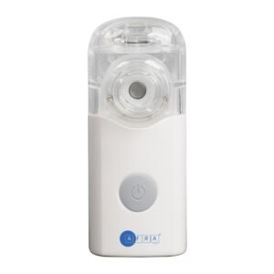 AFRA Mesh Nebulizer | White | Battery Operated | Portable & Silent | With Accessories | AF-401MN