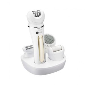 AFRA Ladies Epilator Kit AF-600LSWT – Rechargeable with Swappable Heads & 90 Min Runtime