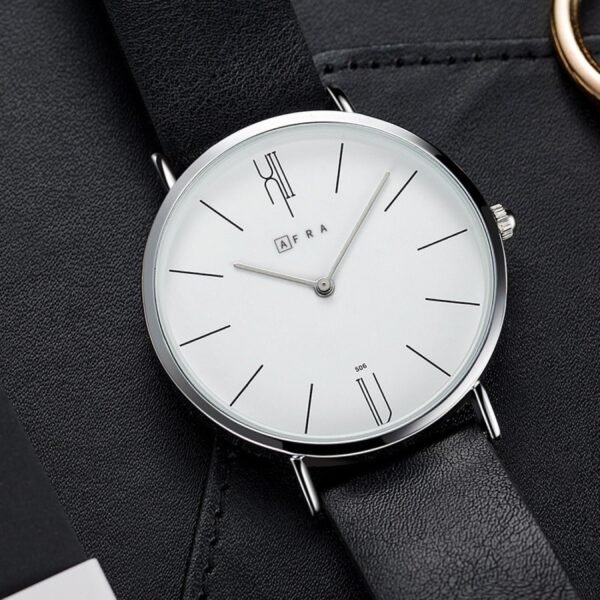 AFRA Urbanite Gents Watch | Leather Strap | Quartz Movement | 30m Water Resistant | AF10401 - Image 2