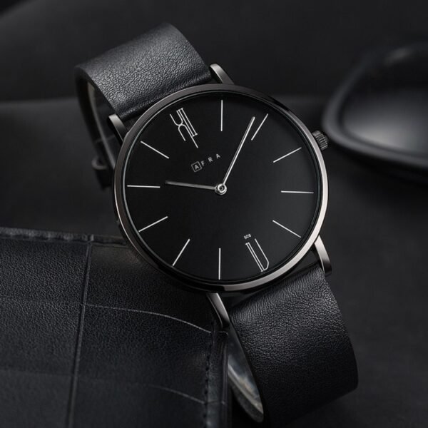AFRA Urbanite Gents Watch | Leather Strap | Quartz Movement | 30m Water Resistant | AF10402 - Image 2