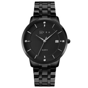 AFRA Ryker Gents Watch | Black Case | Black Dial | Black Bracelet | Model AF11302