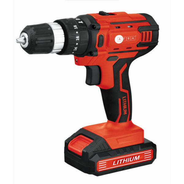 AFRA Cordless Impact Drill - Model AFT-10B-20CDRD | 20V | 10mm Chuck | 30Nm Torque | LED | Compact Design - Image 2