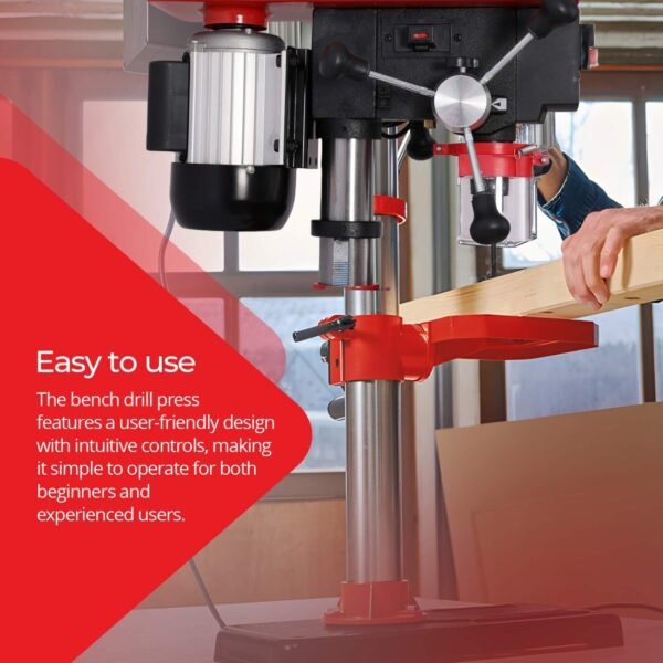 AFRA Drill Press - Model AFT-16-550DPRD | 550W | 16mm Chuck | Induction Motor | Variable Speed - Image 6