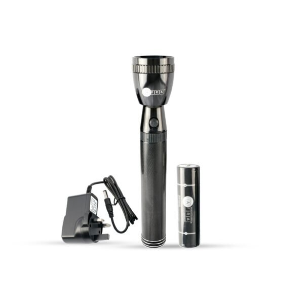 AFRA LED Flashlight, 2D Size, 3000mAh Rechargeable, Heavy-Duty & Waterproof – AF-0002DSET, 2Y Warranty - Image 4