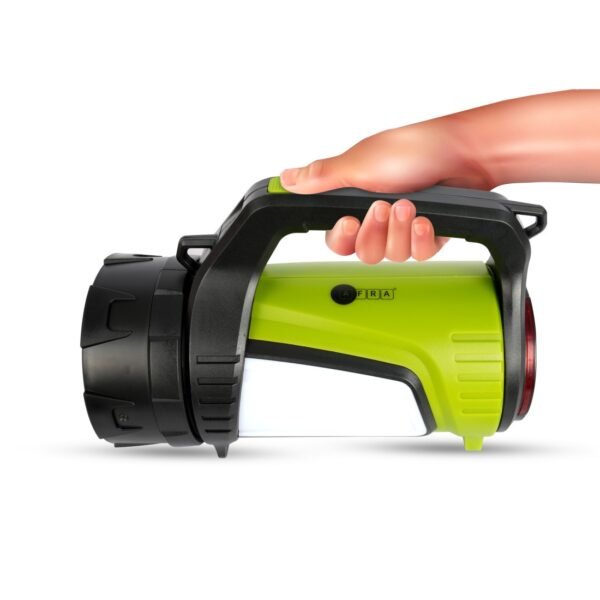 AFRA 10W Handheld LED Emergency Searchlight, 6000mAh, 1000 Lumens, USB Rechargeable – AF-0512BTPL, 1Y Warranty - Image 4