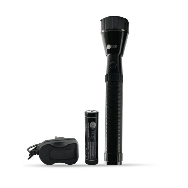 AFRA 5W LED Flashlight, Rechargeable 1500mAh Battery, Waterproof & Shock Resistant – AF-0002SCTR, 3Y Warranty - Image 4