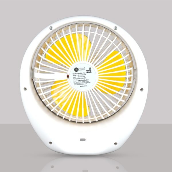 AFRA Portable Rechargeable Compact Fan, 6-Inch, 1800mAh, Low Noise, Adjustable – AF-1010USBF, 2Y Warranty - Image 5