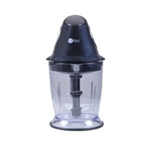 AFRA 500W Electric Chopper – 1.7L Capacity, Stainless Steel Blades, Black/Clear – AF-500CHBK