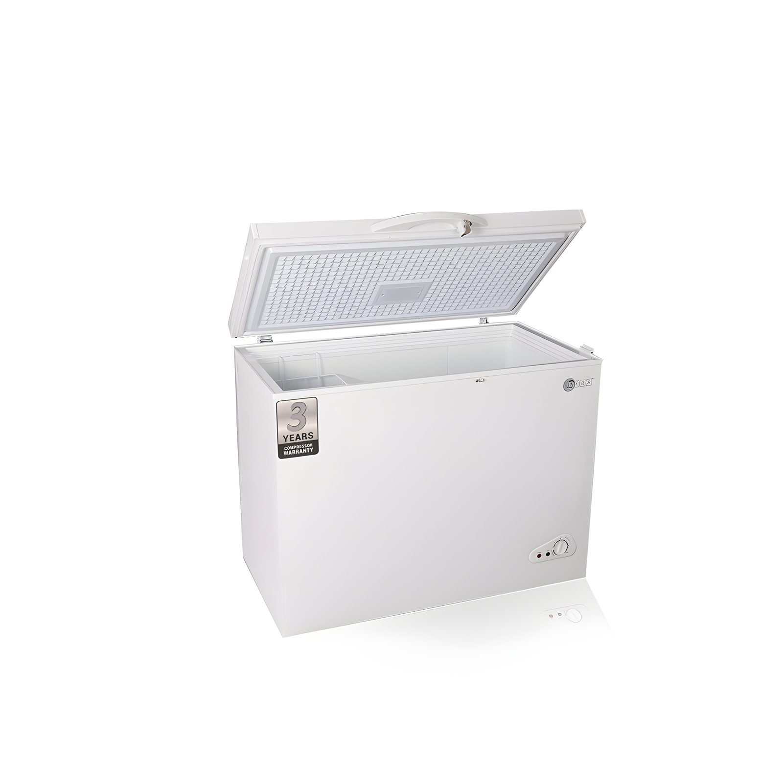 AFRA Chest Freezer 260L – Low Noise, Defrost Function, ESMA Certified – Model AF-2600CFWT