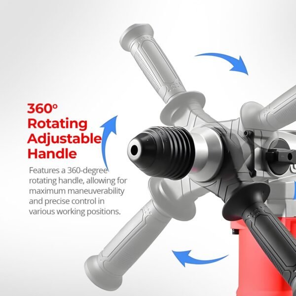 AFRA Hex Demolition Hammer - Model AFT-17-1400DHRD | 1400W | 17mm Hex | 16.8J Impact | Vibration Control - Image 2