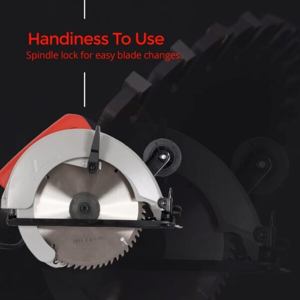 AFRA Circular Saw - Model AFT-11-185CSRD | 185mm Blade | 1100W | 5600 RPM | Adjustable 0–45° Bevel - Image 5