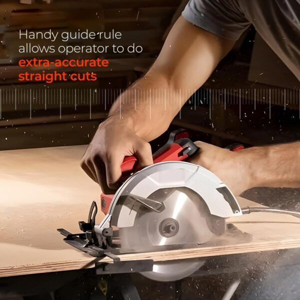 AFRA Circular Saw - Model AFT-11-185CSRD | 185mm Blade | 1100W | 5600 RPM | Adjustable 0–45° Bevel - Image 4