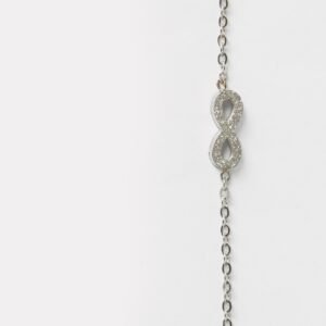 AFRA JEW Infinite Bracelet | Silver Stainless Steel | Infinity Symbol | Elegant Everyday Jewelry | AFJ70003B
