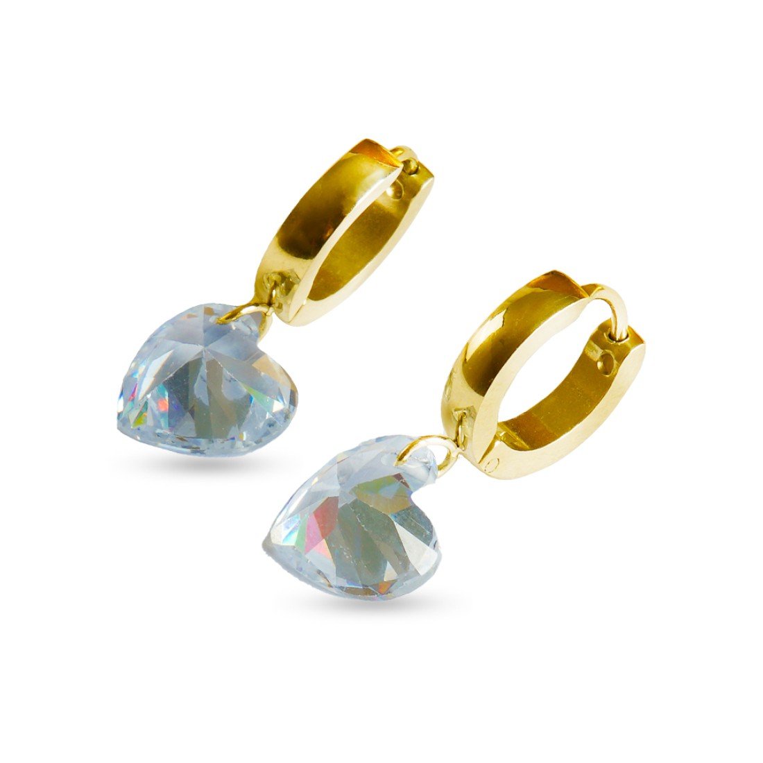 AFRA JEW Jewel Earrings | Gold Stainless Steel | Sparkling Elegant Design | Modern Jewelry AFJ10006E - Image 2