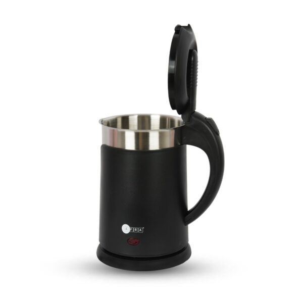 AFRA Electric Kettle AF-1215KTBK – 1.0L, Stainless Steel, Auto Shut-Off, Water Level Indicator - Image 2