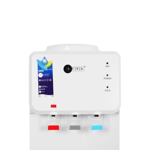 AFRA Table Top Water Dispenser AF-5030WDWH – 550W Hot & 90W Cold, 2L/H Fast Cooling, Dry Protection - Image 2
