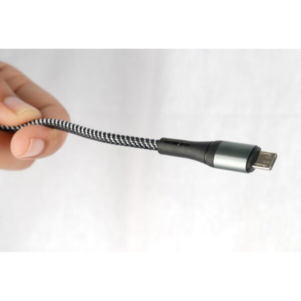 AFRA USB Charging Cable AF-0003MUSB – 2.4A, Nylon-Braided, Micro USB, Tangle-Free & LED Indicator - Image 3